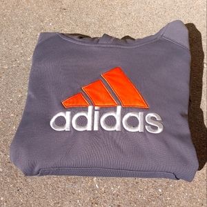 2/$22 Adidas Gray and Orange Boys Hoodie